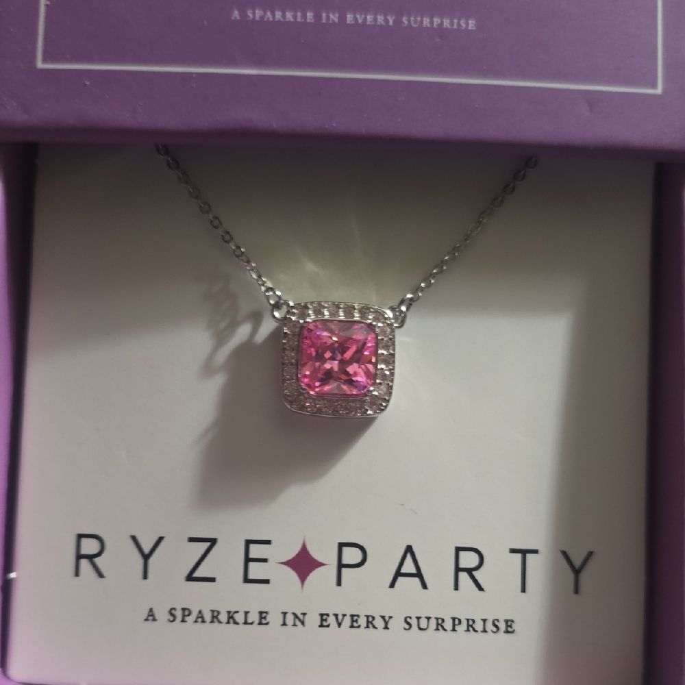 New With Box Ryze Sterling Silver Necklace.